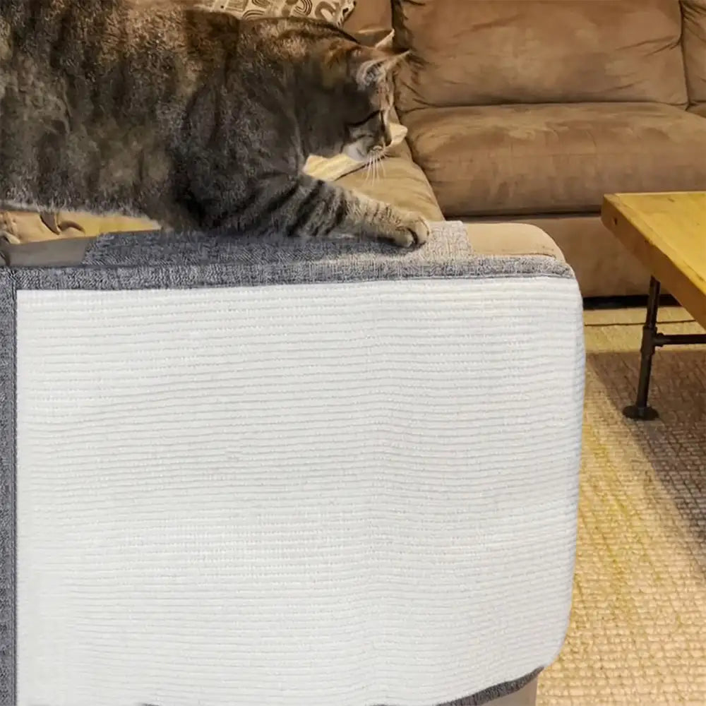 Fully Wrapped Cat Scratcher Mat Faux Sisal Sofa Armrest Protection for Cats – Scratchi… | Petix pet supplies for dogs and cats