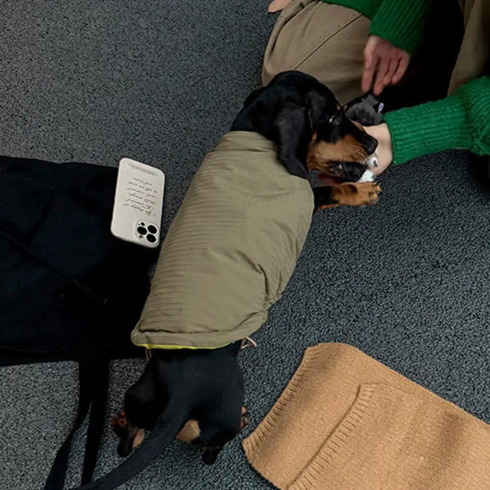 Fashion Reversible Padded Thick Warm Dog Jacket – Dog Apparel (view 12) | Petix pet supplies for dogs and cats