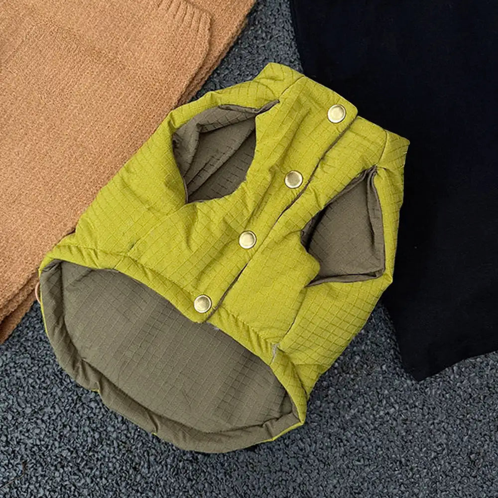 Fashion Reversible Padded Thick Warm Dog Jacket – Dog Apparel (view 7) | Petix pet supplies for dogs and cats