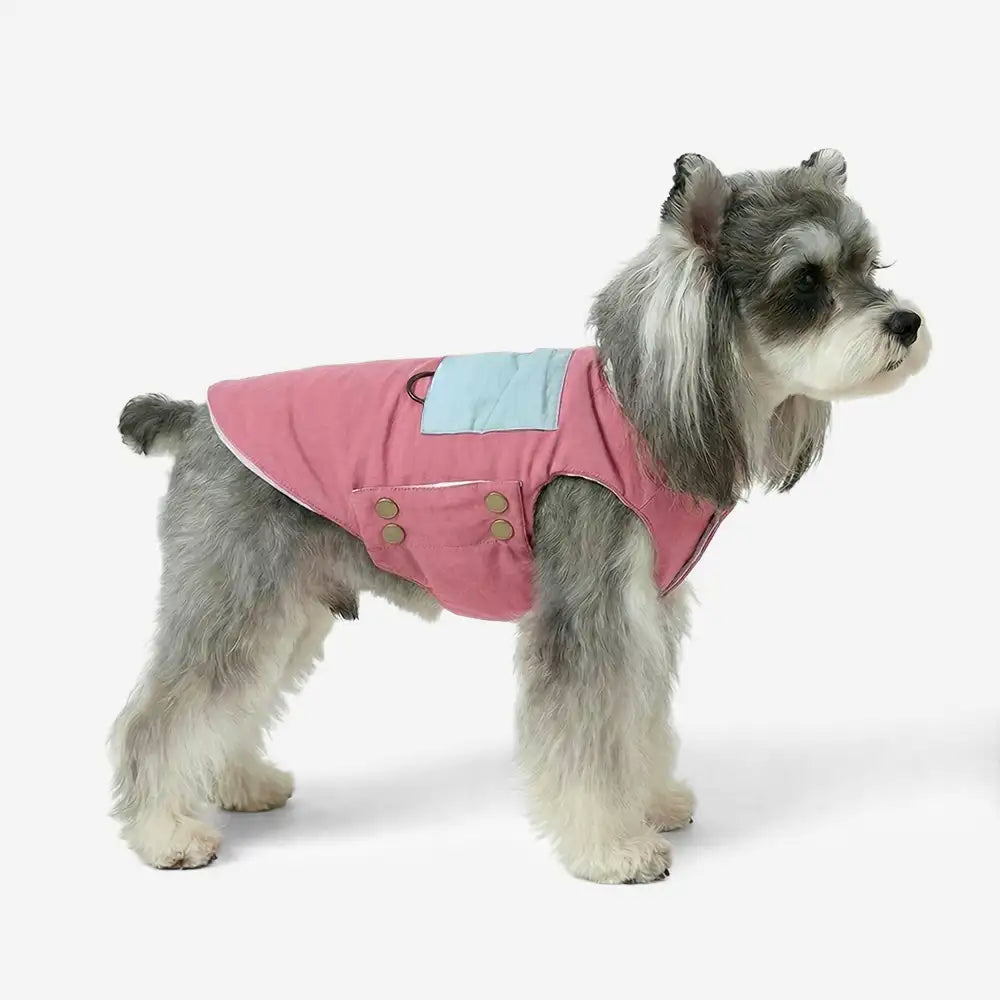 Functional Color-Block Dual-Sided Reversible Wear Dog Vest Coat – Dog Apparel (view 3) | Petix pet supplies for dogs and cats