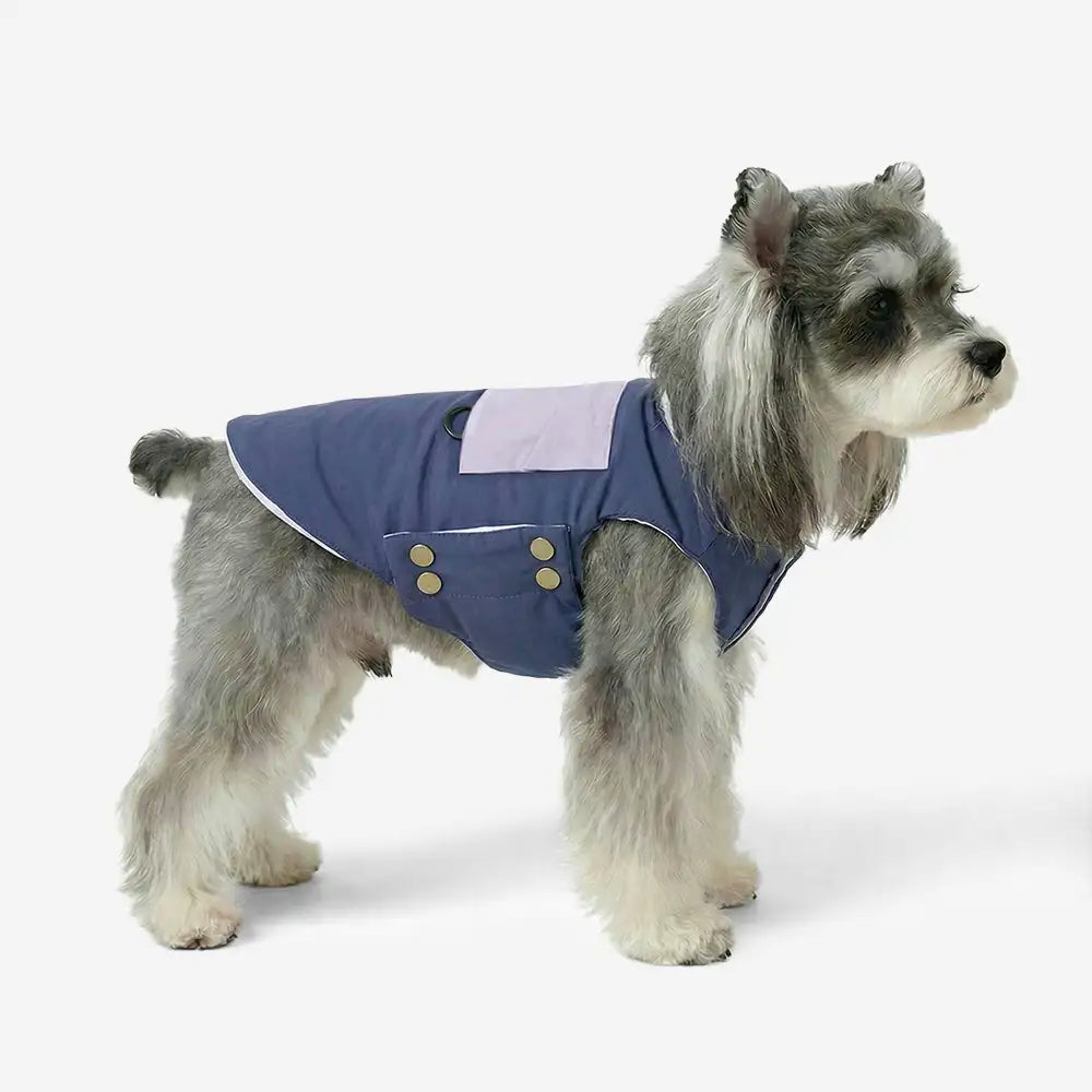 Functional Color-Block Dual-Sided Reversible Wear Dog Vest Coat – Dog Apparel (view 4) | Petix pet supplies for dogs and cats