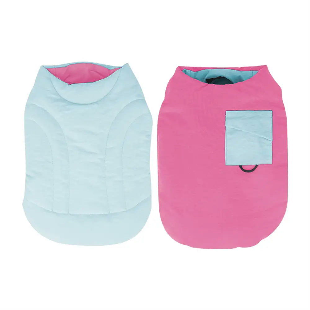 Functional Color-Block Dual-Sided Reversible Wear Dog Vest Coat – Dog Apparel (view 9) | Petix pet supplies for dogs and cats