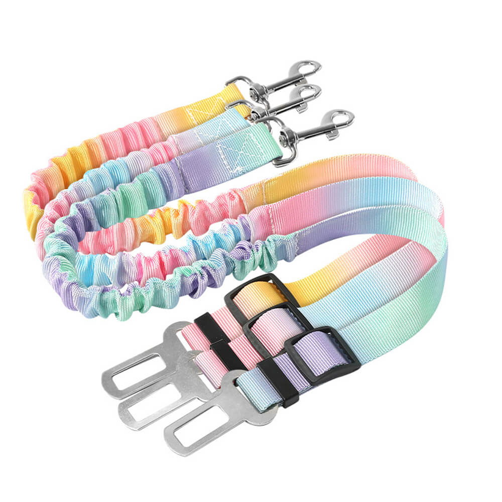 Gradient Elastic Shock-Absorbing Pet Car Safety Belt – Car Accessories (view 9) | Petix pet supplies for dogs and cats