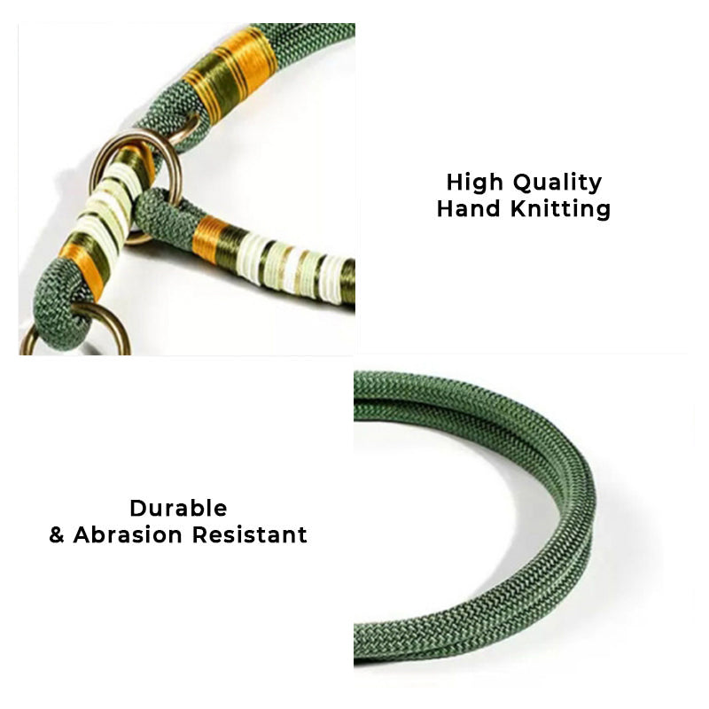 Hand-knitted Braided Rope No Pull Cool Dog Accessories Training Collars – Pet Leashes… | Petix pet supplies for dogs and cats