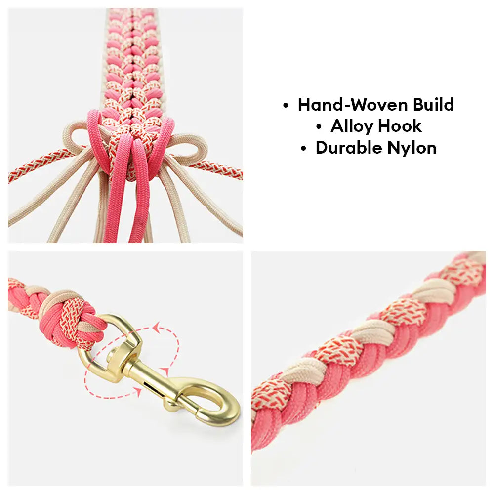 Heavy-Duty Hand-Woven Nylon Dog Leash for Medium and Large Dogs – Pet Leashes & Collar… | Petix pet supplies for dogs and cats