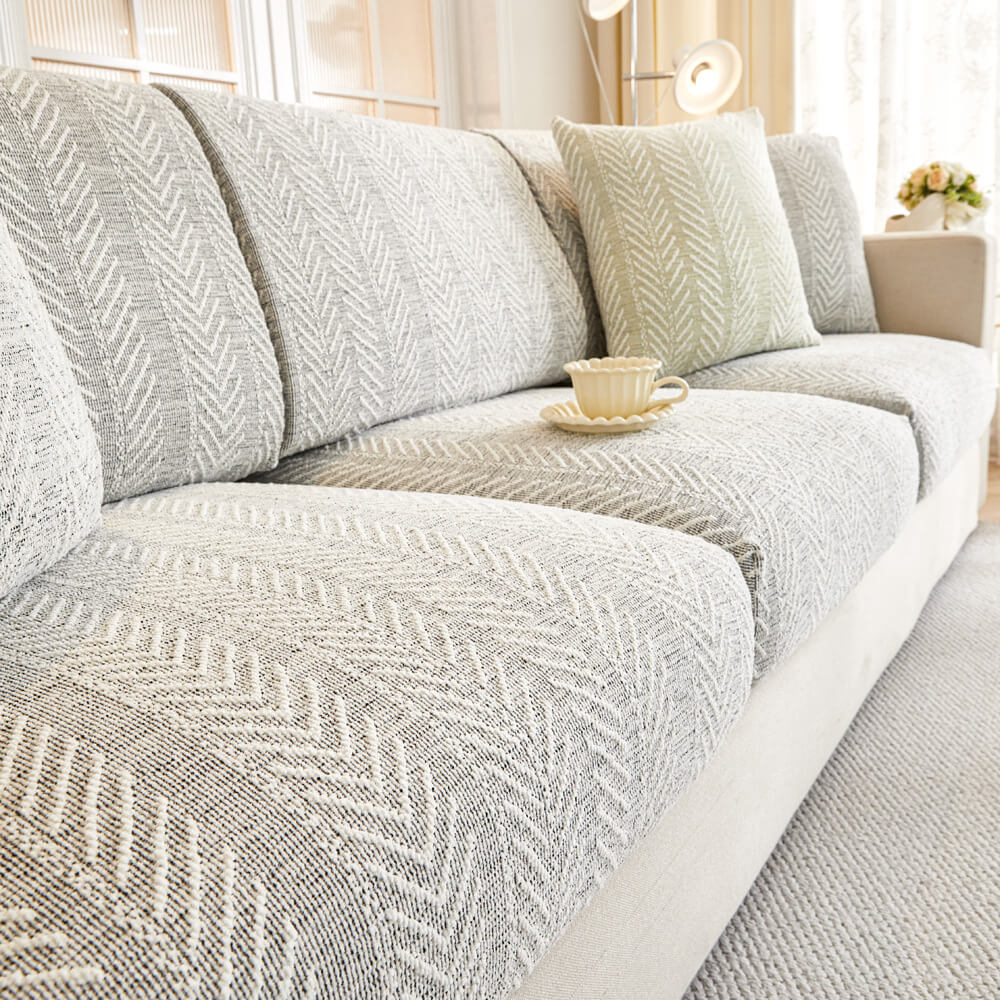 Herringbone Chenille Anti-Slip Magic Couch Cover – Couch Cover (view 5) | Petix pet supplies for dogs and cats