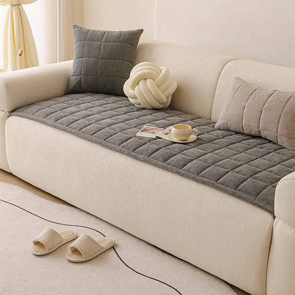 Herringbone Chenille Elegant Breathable Sofa Decoration Non-slip Couch Cover – Couch C… | Petix pet supplies for dogs and cats