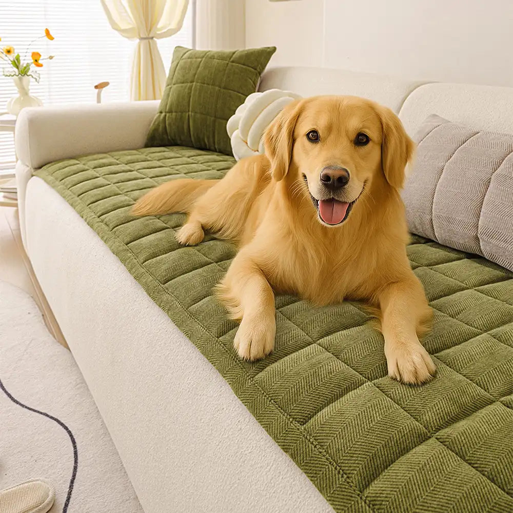 Herringbone Chenille Elegant Breathable Sofa Decoration Non-slip Couch Cover – Couch C… | Petix pet supplies for dogs and cats