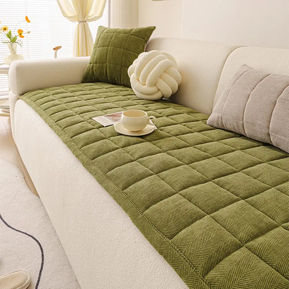Herringbone Chenille Elegant Breathable Sofa Decoration Non-slip Couch Cover – Couch C… | Petix pet supplies for dogs and cats
