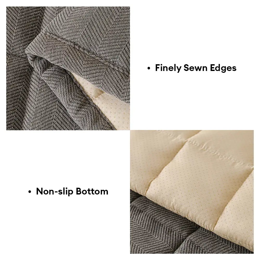 Herringbone Chenille Elegant Breathable Sofa Decoration Non-slip Couch Cover – Couch C… | Petix pet supplies for dogs and cats