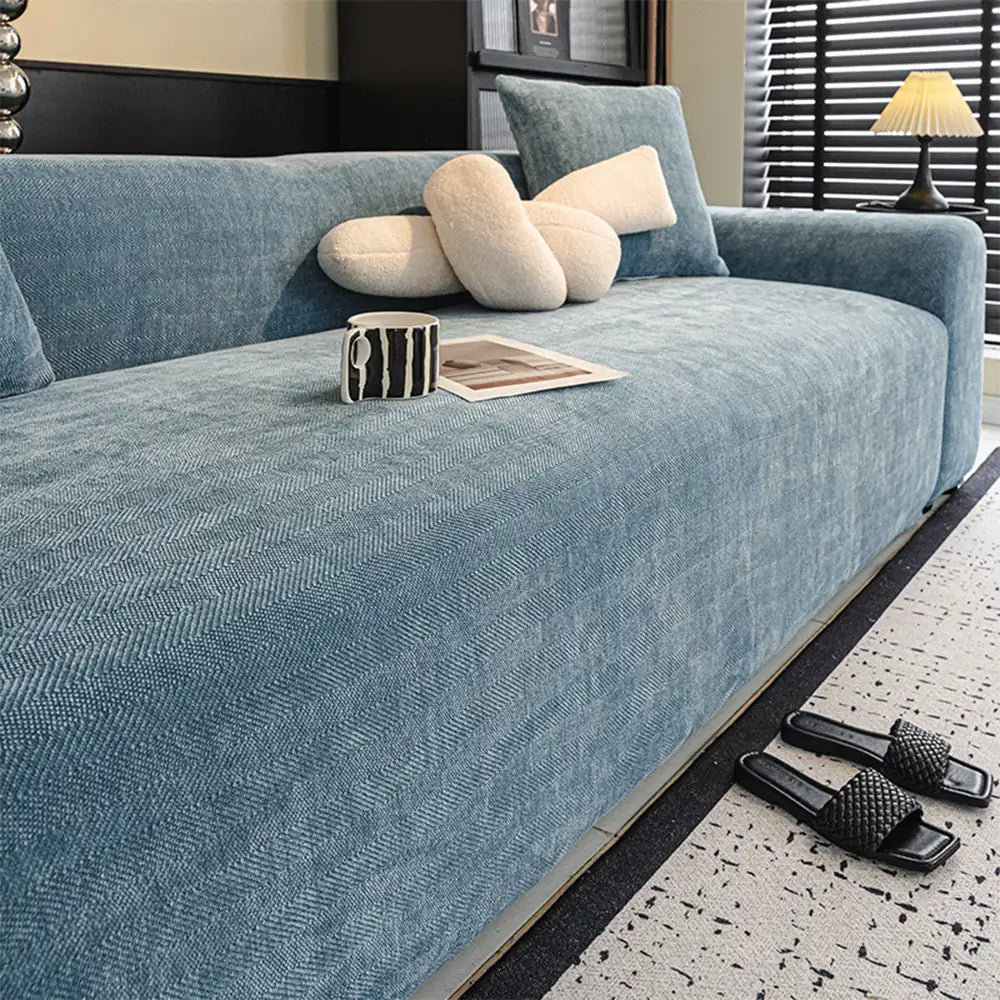 Herringbone Full Coverage Scratch-Resistant Sofa Protection Magic Stretch Couch Cover… | Petix pet supplies for dogs and cats
