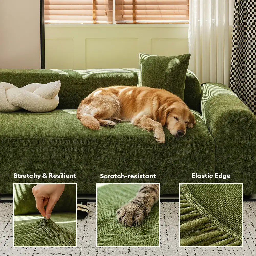Herringbone Full Coverage Comfortable Scratch-Resistant Sofa Protection Magic Armchair… | Petix pet supplies for dogs and cats