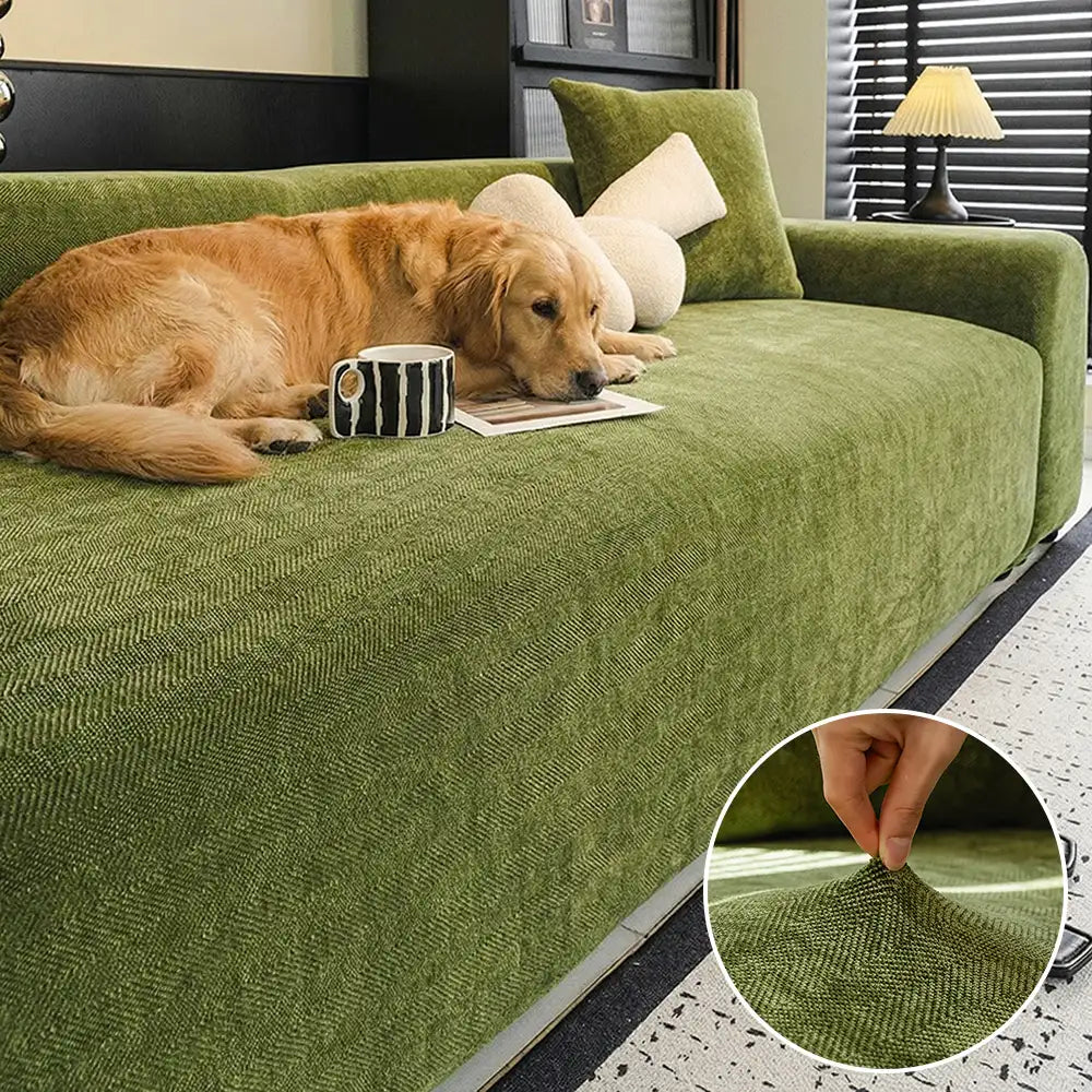 Herringbone Full Coverage Scratch-Resistant Sofa Protection Magic Stretch  Sectional C… | Petix pet supplies for dogs and cats