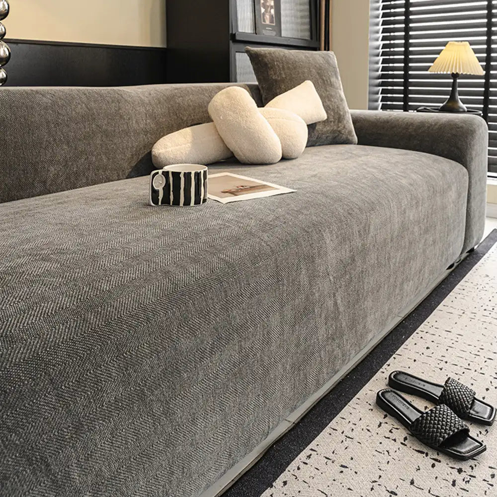 Herringbone Full Coverage Scratch-Resistant Sofa Protection Magic Stretch  Sectional C… | Petix pet supplies for dogs and cats