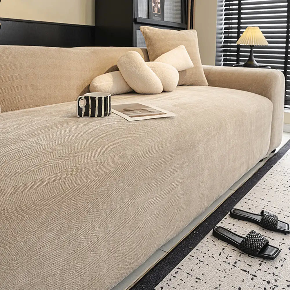 Herringbone Full Coverage Scratch-Resistant Sofa Protection Magic Stretch  Sectional C… | Petix pet supplies for dogs and cats