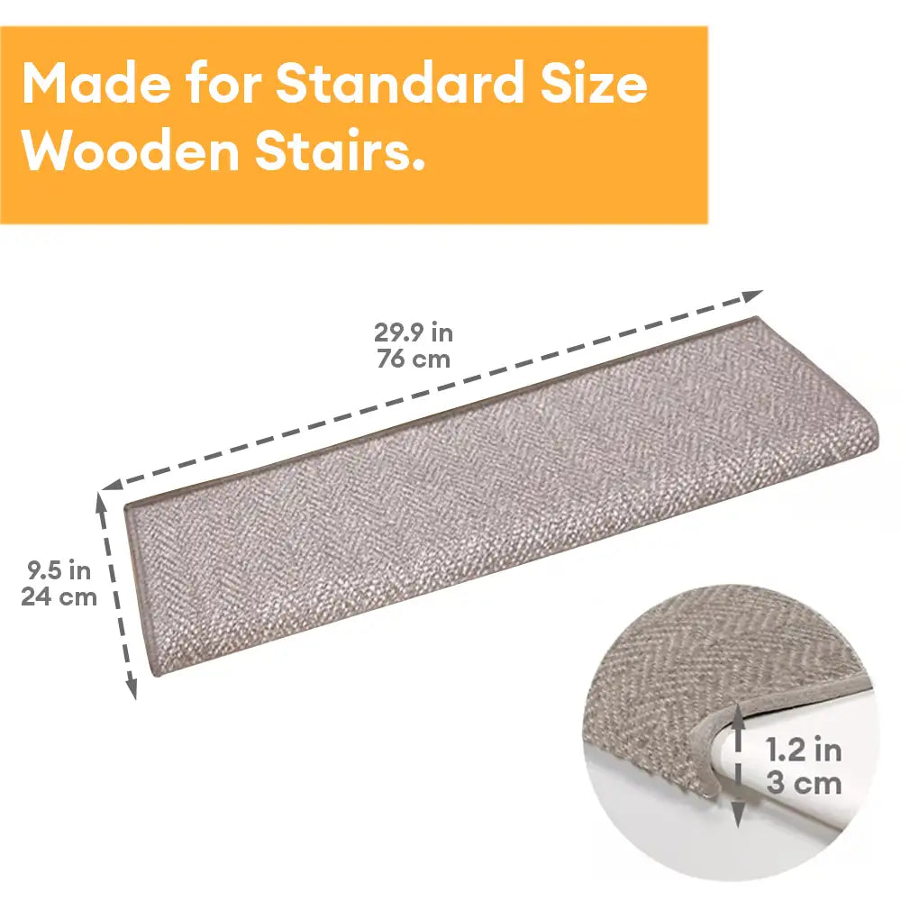 Herringbone Wear-Resistant Stair Protection Tape Free Carpet Stair Treads – Rug (view… | Petix pet supplies for dogs and cats