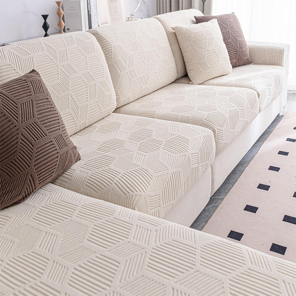 Honeycomb Pattern Water-resistant Pillow – Couch Cover (view 3) | Petix pet supplies for dogs and cats