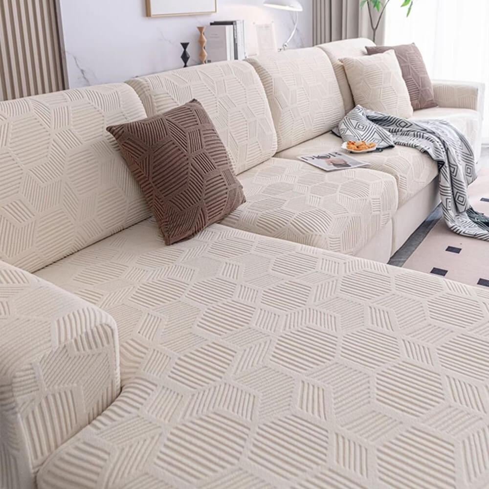 Honeycomb Pattern Water-resistant Stretch Full-Cover Magic Outdoor Couch Cover – Couch… | Petix pet supplies for dogs and cats