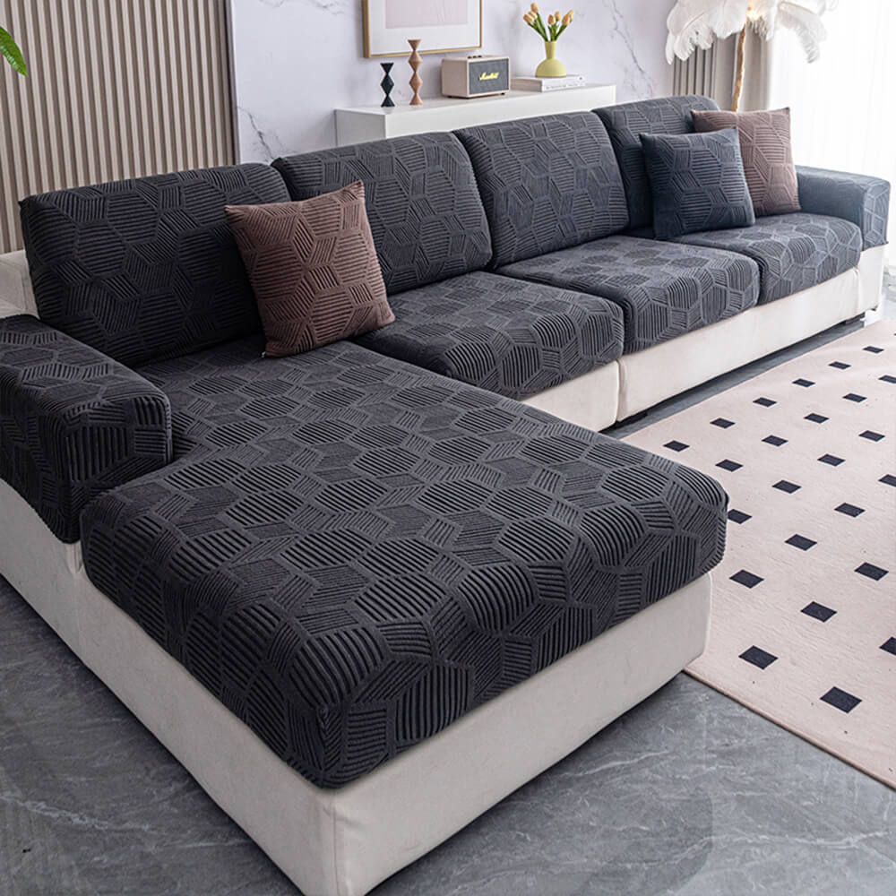 Honeycomb Pattern Water-resistant Stretch Full-Cover Magic Couch Cover – Couch Cover (… | Petix pet supplies for dogs and cats