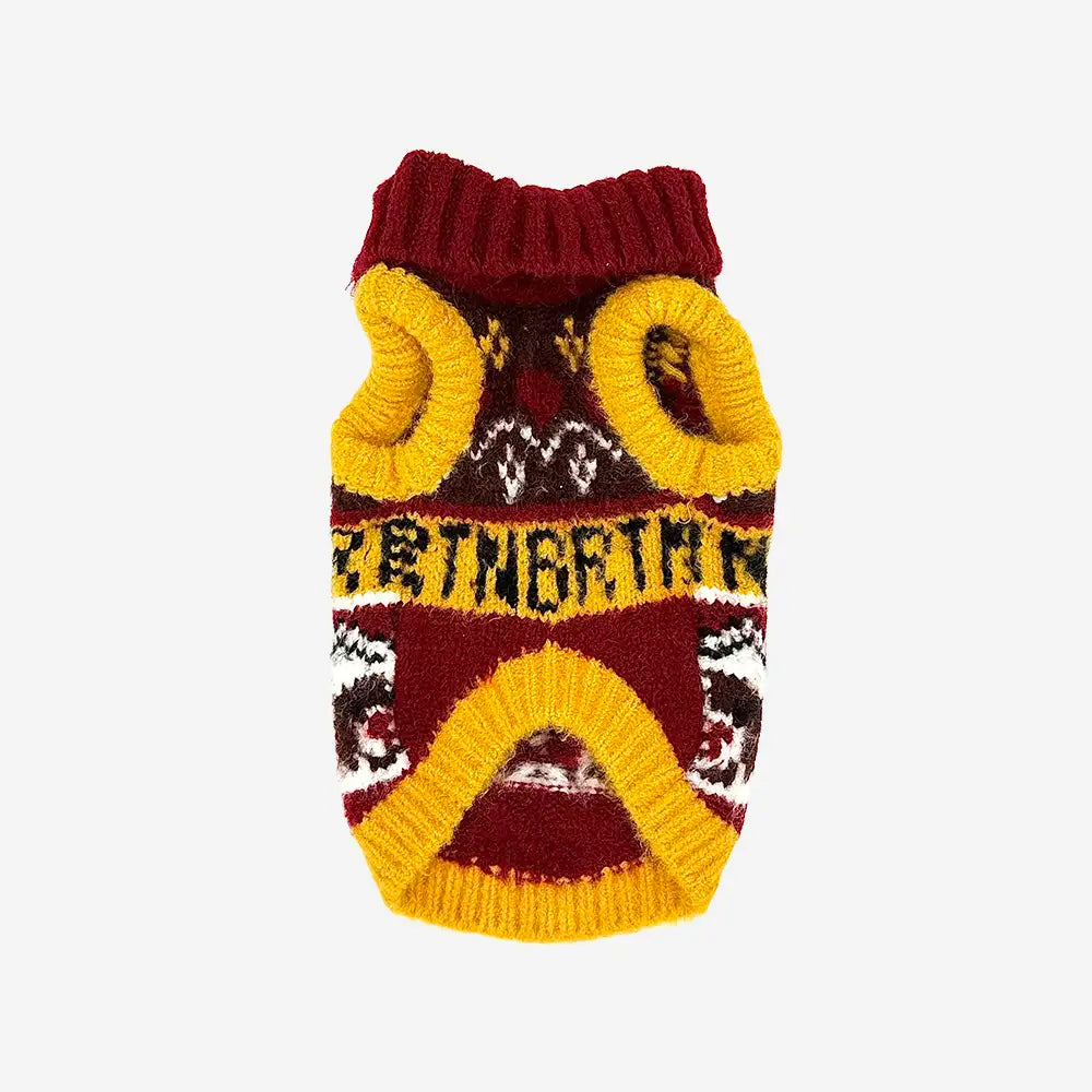 Jacquard Thick-Knit Sleeveless Dog Sweater – Designed for Dachshunds, French Bulldogs… | Petix pet supplies for dogs and cats