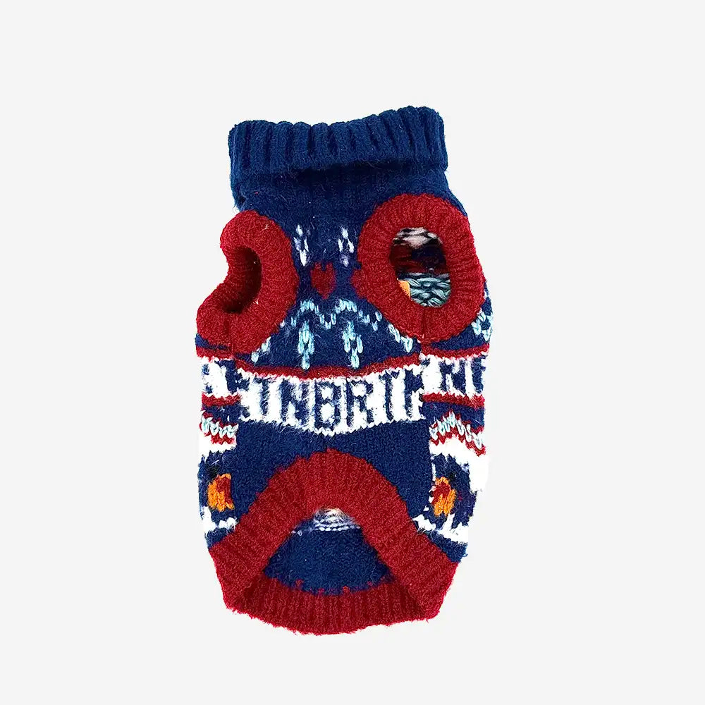 Jacquard Thick-Knit Sleeveless Dog Sweater – Designed for Dachshunds, French Bulldogs… | Petix pet supplies for dogs and cats