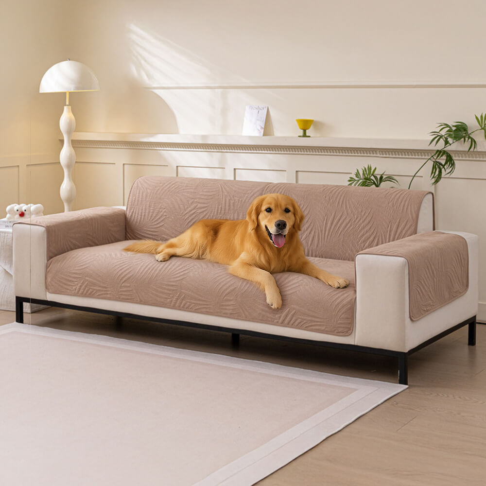 Large Leaf Pattern Water-resistant Sofa Protector Non-Slip Couch Cover – Couch Cover (… | Petix pet supplies for dogs and cats