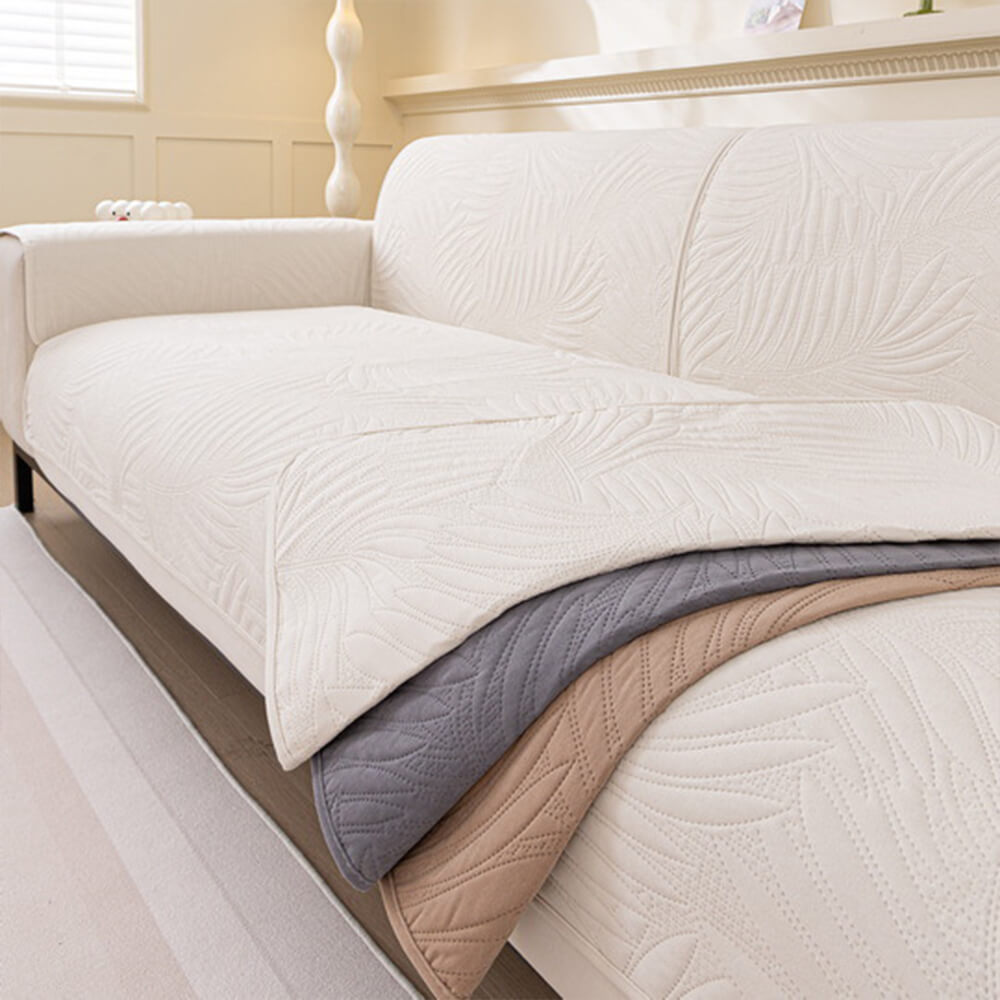 Large Leaf Pattern Water-resistant Sofa Protector Non-Slip Couch Cover – Couch Cover (… | Petix pet supplies for dogs and cats
