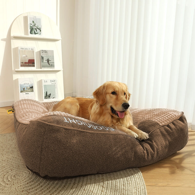 Large Outdoor Scratch-resistant Spine Protection Dog Cushion Bed – Dog Beds (view 12) | Petix pet supplies for dogs and cats