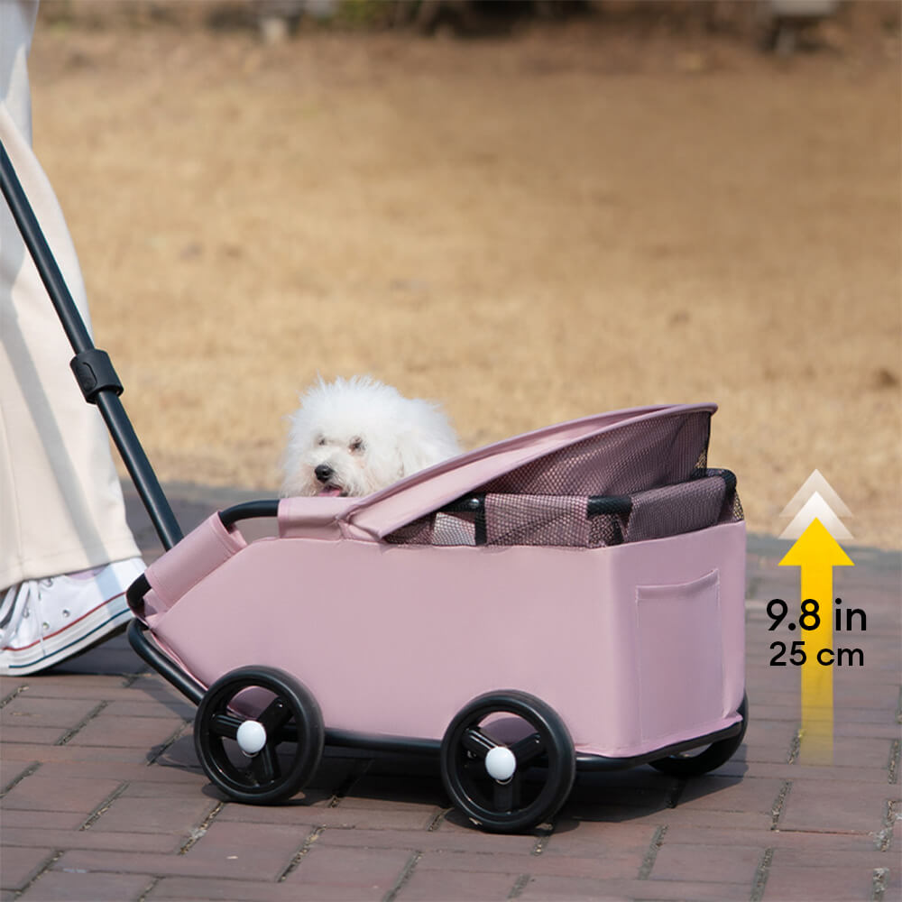 Lightweight Compact Foldable Small Dogs Pet Stroller with Sunshade Canopy – Pet Carrie… | Petix pet supplies for dogs and cats