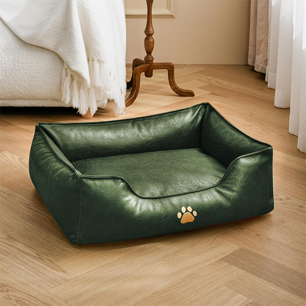 Luxury Faux Leather Waterproof Removable Dog Sofa Bed – Dog Beds (view 19) | Petix pet supplies for dogs and cats