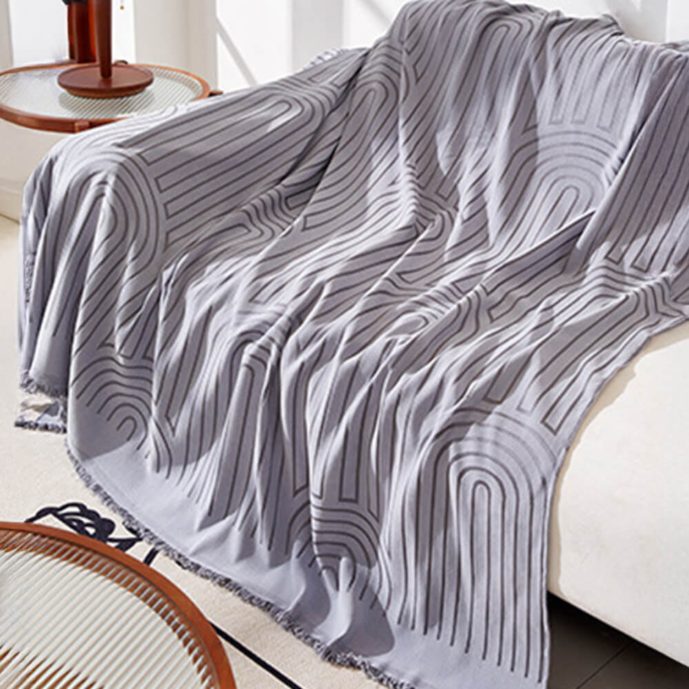 Minimalist Arch Motif Scratch-Resistant Chenille Throw Couch Cover – Couch Cover (view… | Petix pet supplies for dogs and cats