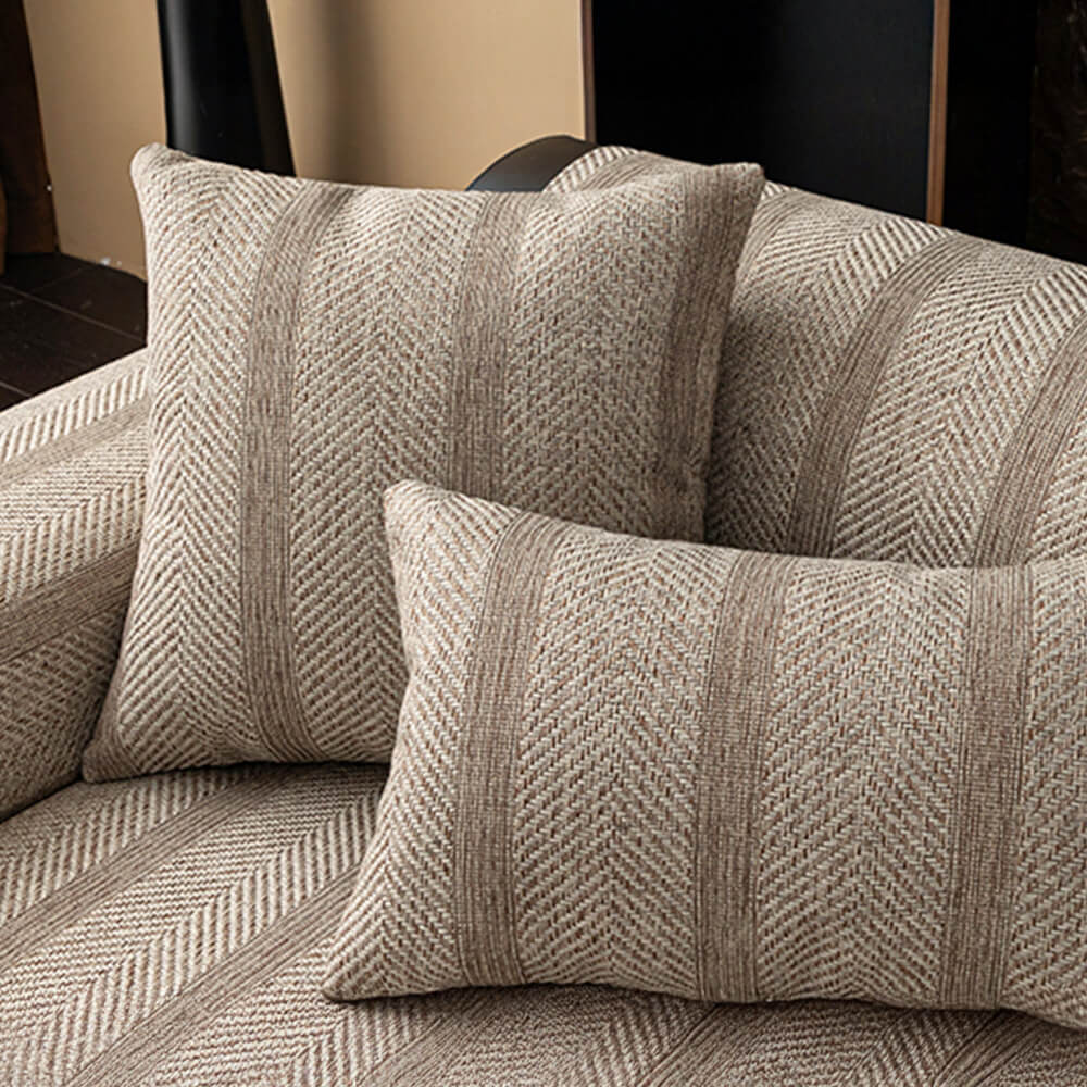 Minimalist Herringbone Weave Breathable Faux Linen All-Season Couch Cover – Couch Cove… | Petix pet supplies for dogs and cats