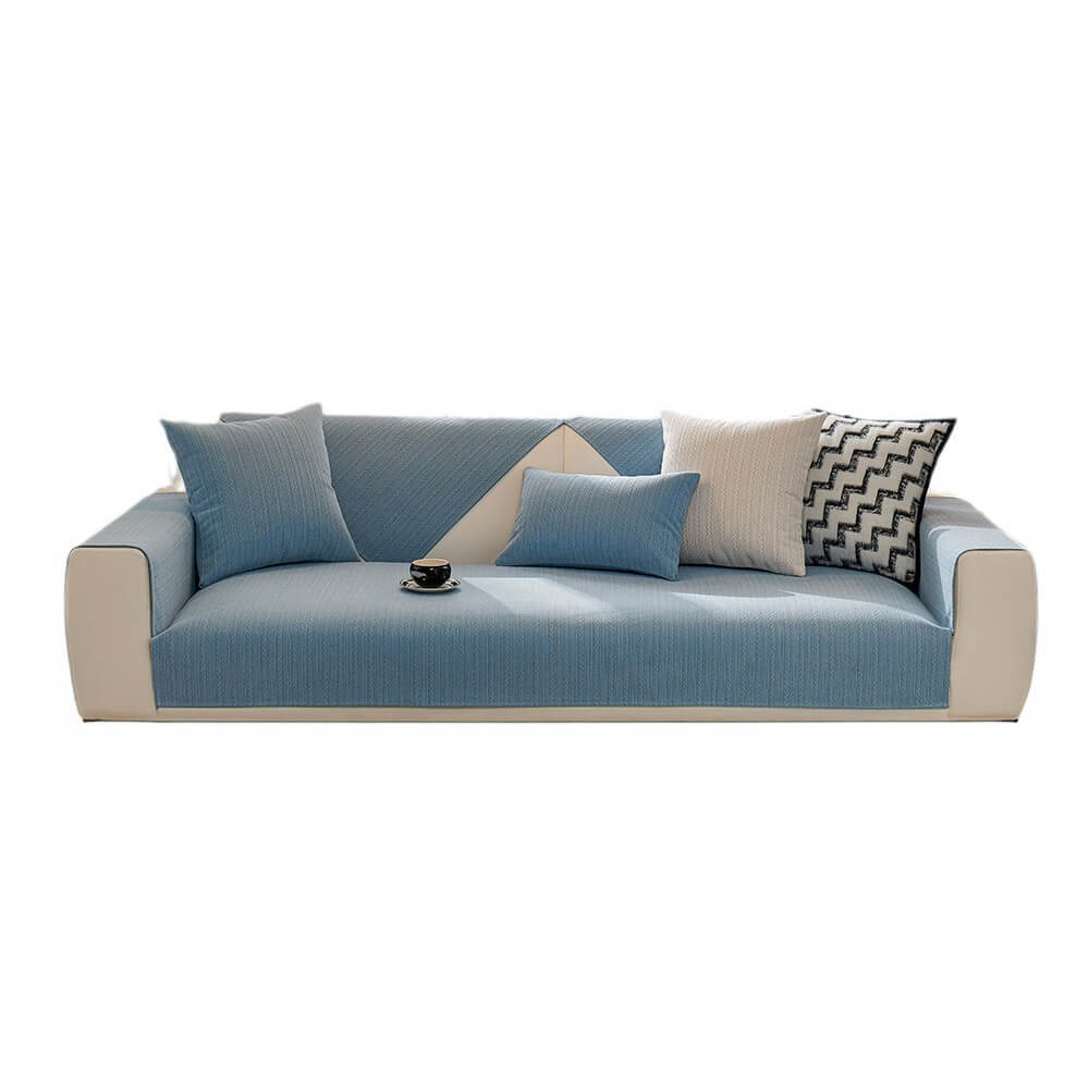 Minimalist Water-resistant Wheat Stripe Design Chenille Couch Cover – Couch Cover (vie… | Petix pet supplies for dogs and cats