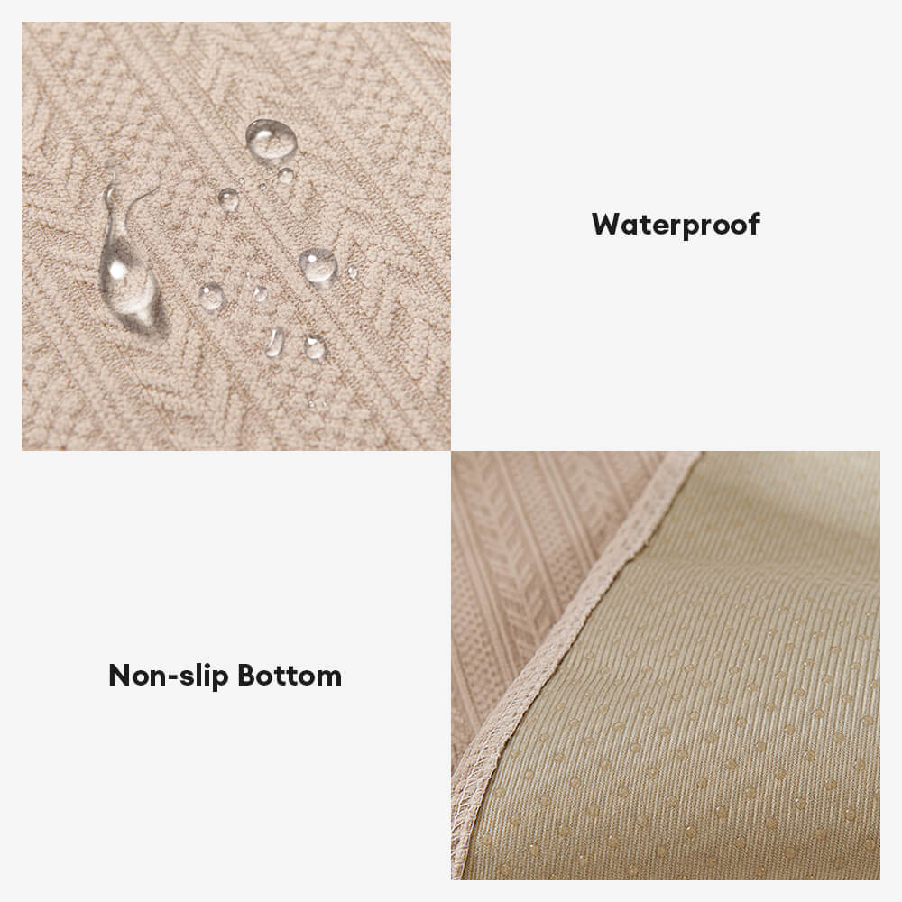 Minimalist Water-resistant Wheat Stripe Design Chenille Couch Cover – Couch Cover (vie… | Petix pet supplies for dogs and cats