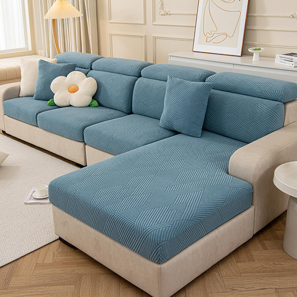 Modern Geometric Stretch Full-Wrap Magic Couch Cover – Couch Cover (main) | Petix pet supplies for dogs and cats