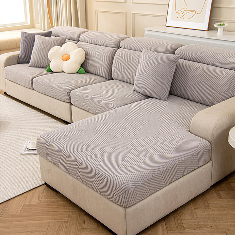 Modern Geometric Stretch Full-Wrap Magic Couch Cover – Couch Cover (view 10) | Petix pet supplies for dogs and cats