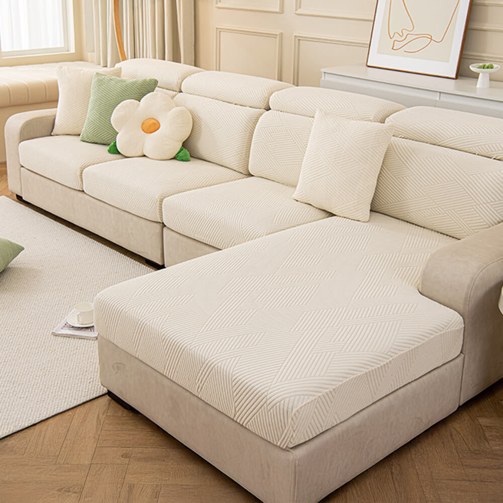 Modern Geometric Stretch Full-Wrap Magic Couch Cover – Couch Cover (view 7) | Petix pet supplies for dogs and cats