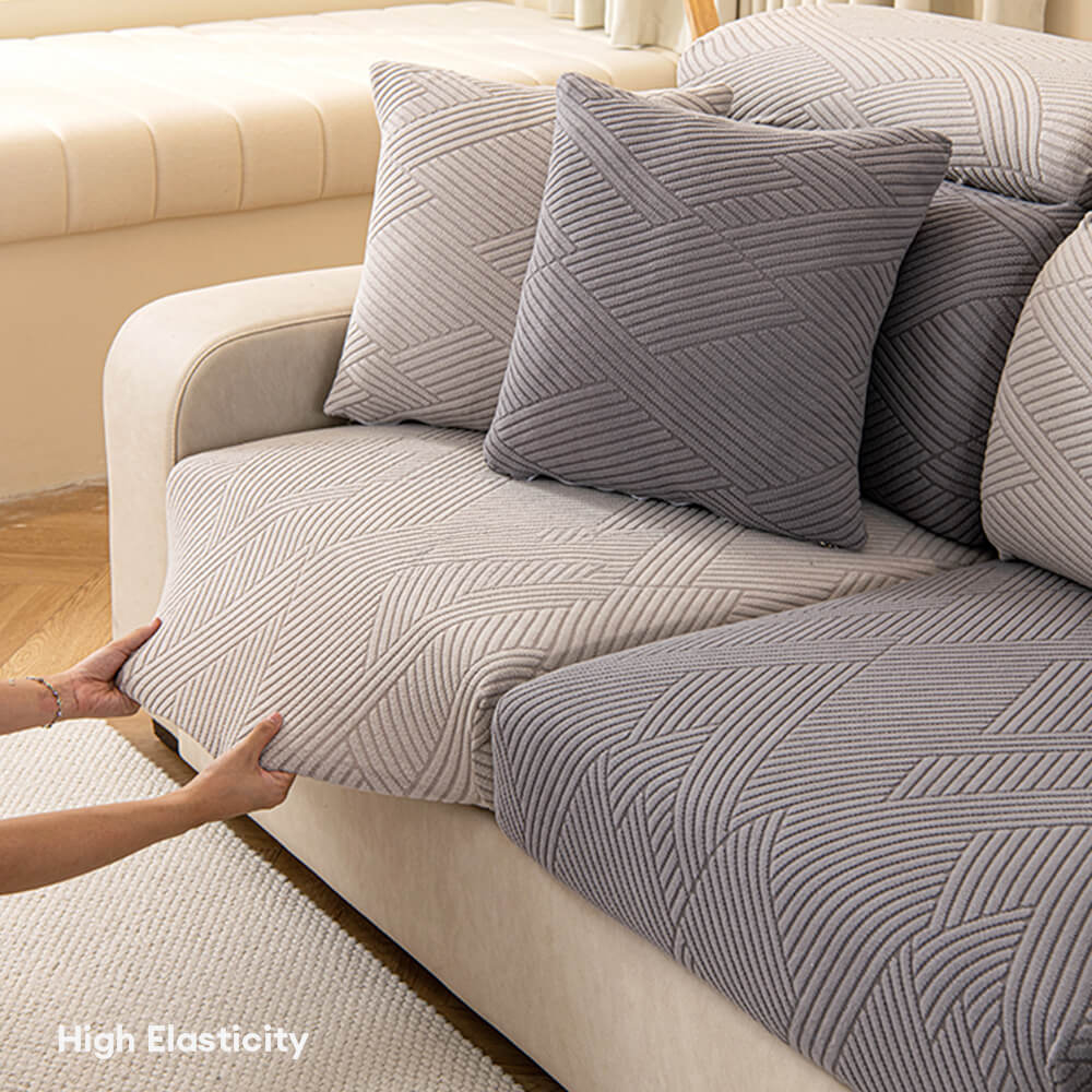 Modern Geometric Stretch Full-Wrap Magic Couch Cover – Couch Cover (view 9) | Petix pet supplies for dogs and cats