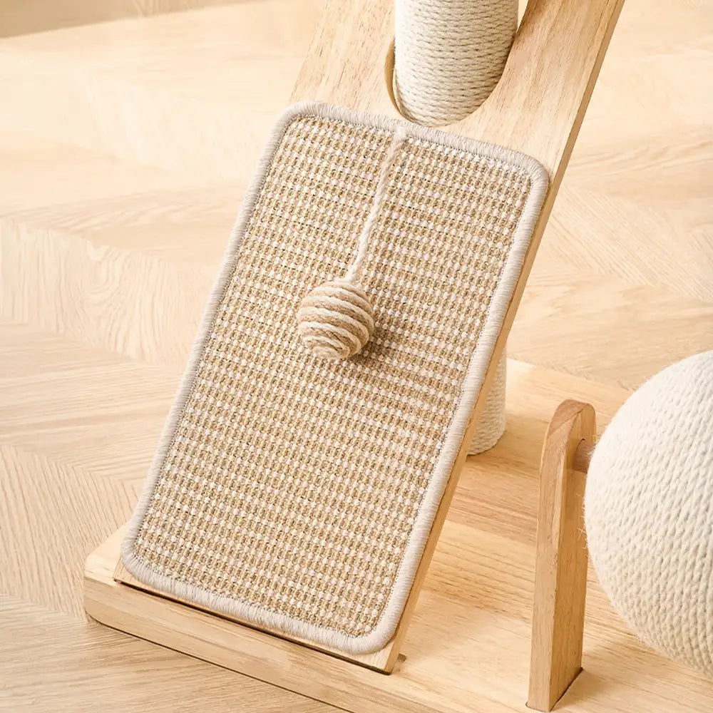 Modern Wooden Multi-Functional Play And Scratching Cat Tree with Space Capsule – Cat T… | Petix pet supplies for dogs and cats