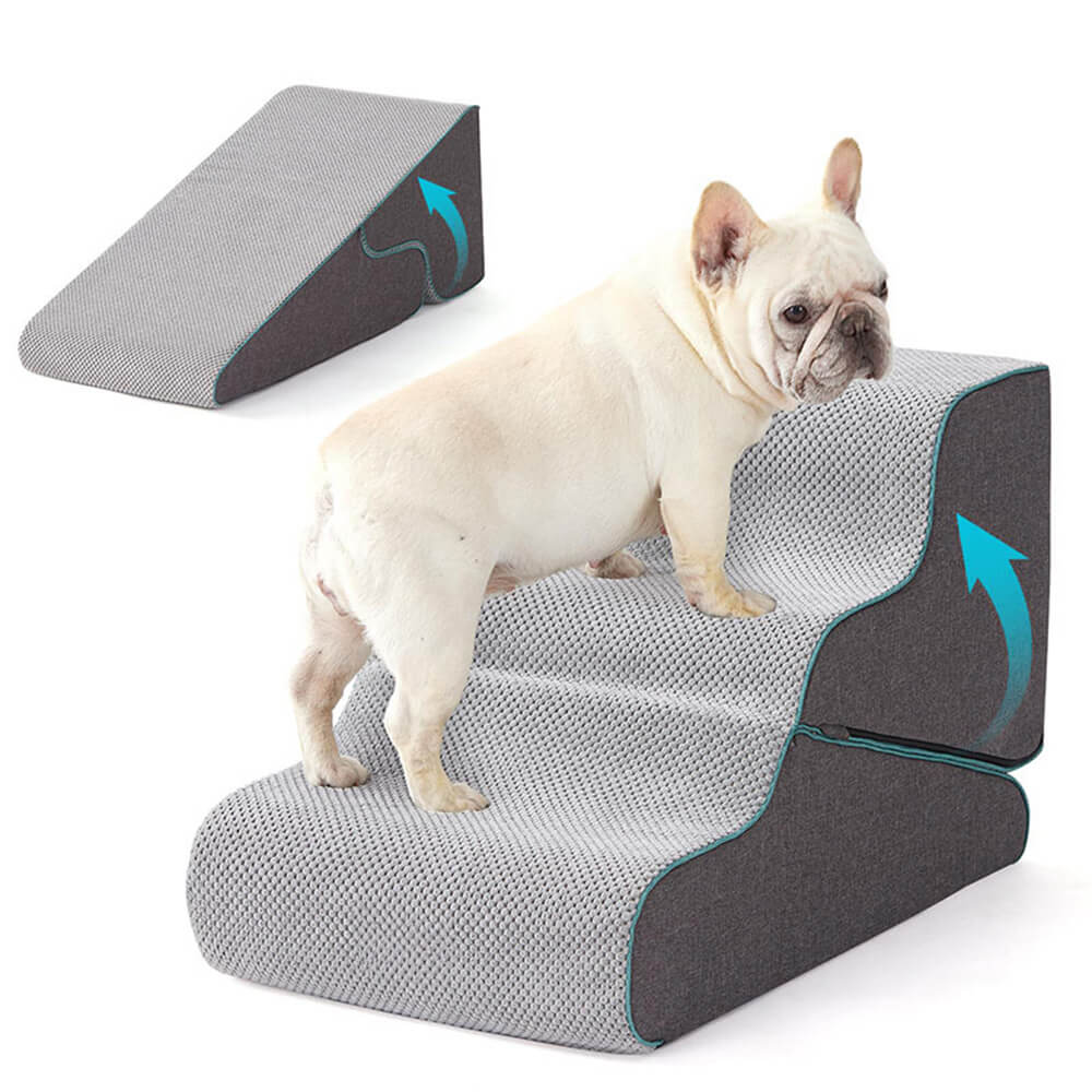 Multifunctional 2-in-1 Foldable Dog Stairs with Ramp Mode – Dog Stairs (view 5) | Petix pet supplies for dogs and cats