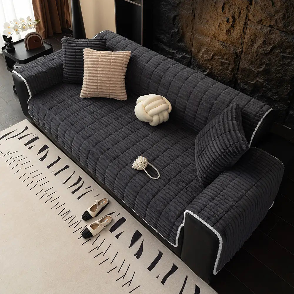One-Piece Cozy Flannel Sofa Protection Non-Slip Outdoor Couch Cover – Couch Cover (mai… | Petix pet supplies for dogs and cats