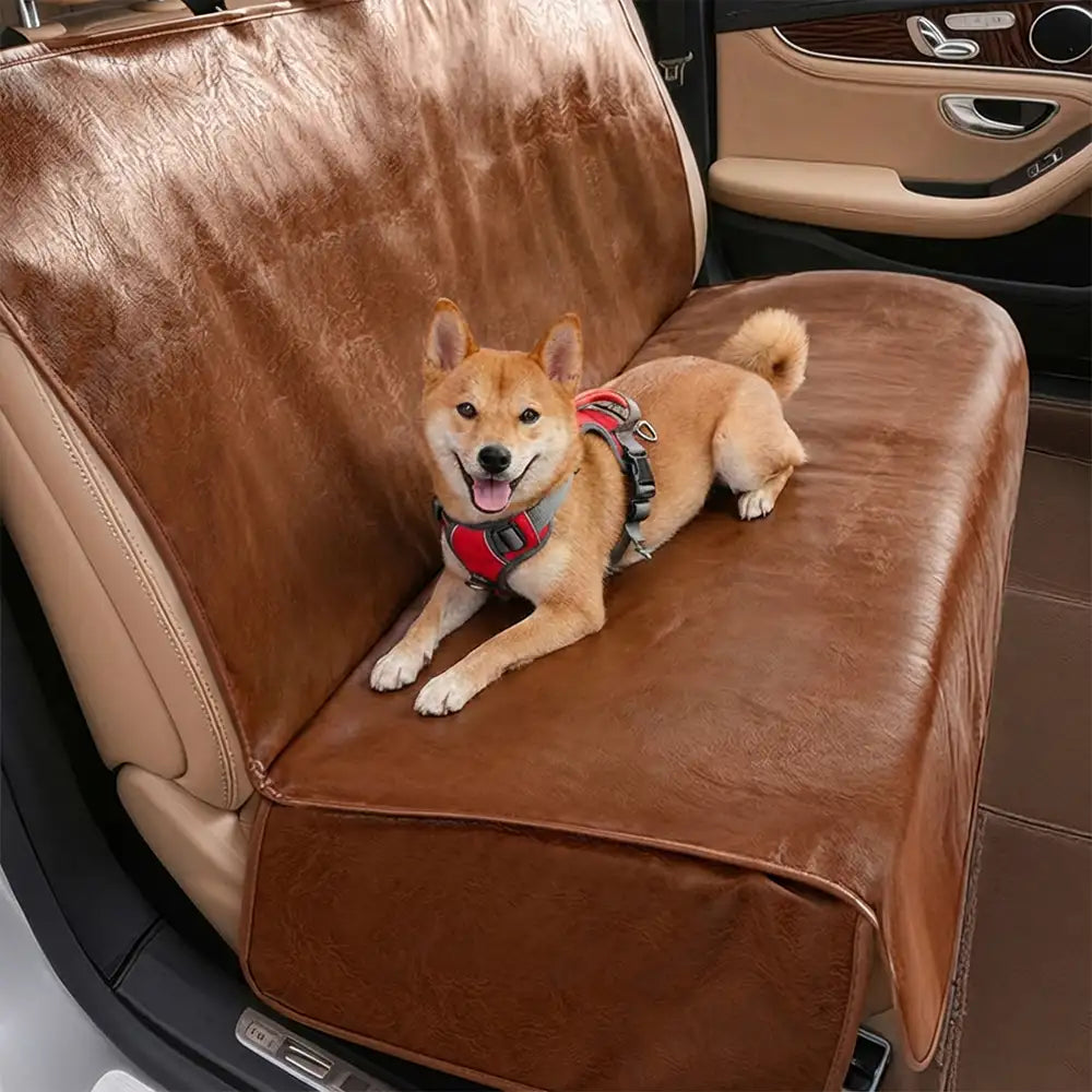 Pet Friendly Faux Leather Car Seat Mask - Waterproof And Stain Resistant – Dog Car Sea… | Petix pet supplies for dogs and cats