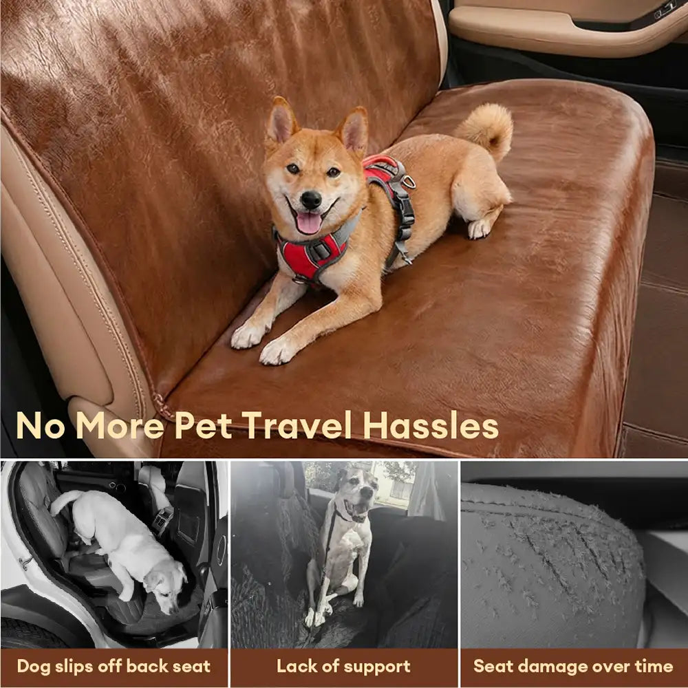 Pet Friendly Faux Leather Car Seat Mask - Waterproof And Stain Resistant – Dog Car Sea… | Petix pet supplies for dogs and cats
