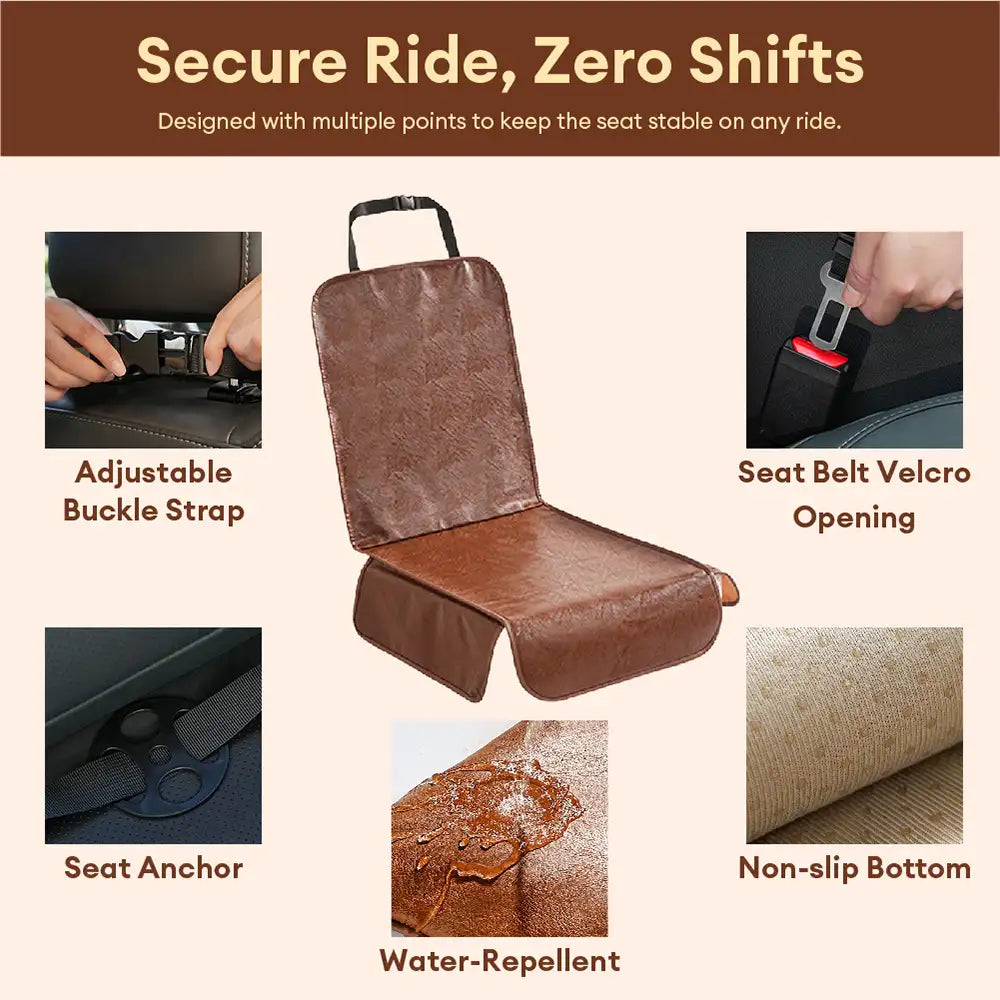 Pet Friendly Faux Leather Car Seat Mask - Waterproof And Stain Resistant – Dog Car Sea… | Petix pet supplies for dogs and cats