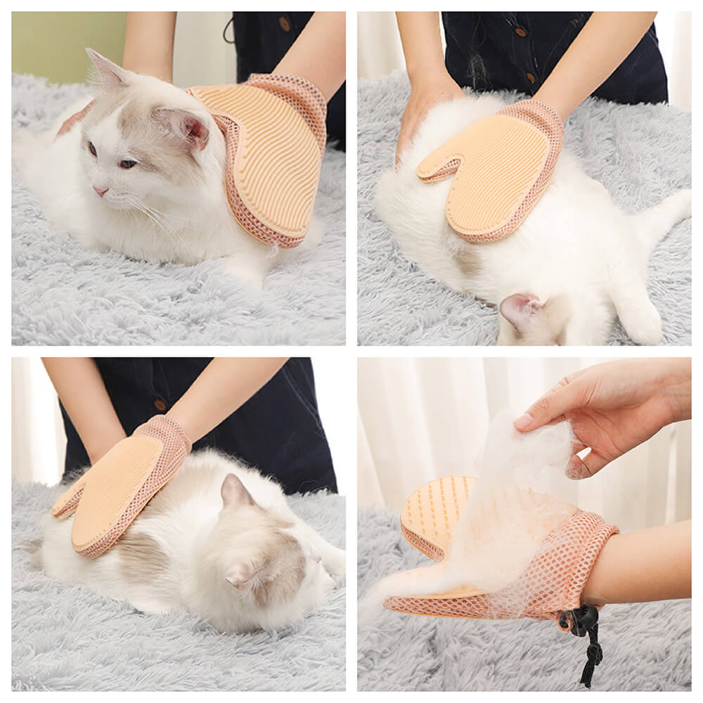Pet Grooming Glove - Silicone Double Sides Pet Brush – Pet Grooming Supplies (view 3) | Petix pet supplies for dogs and cats