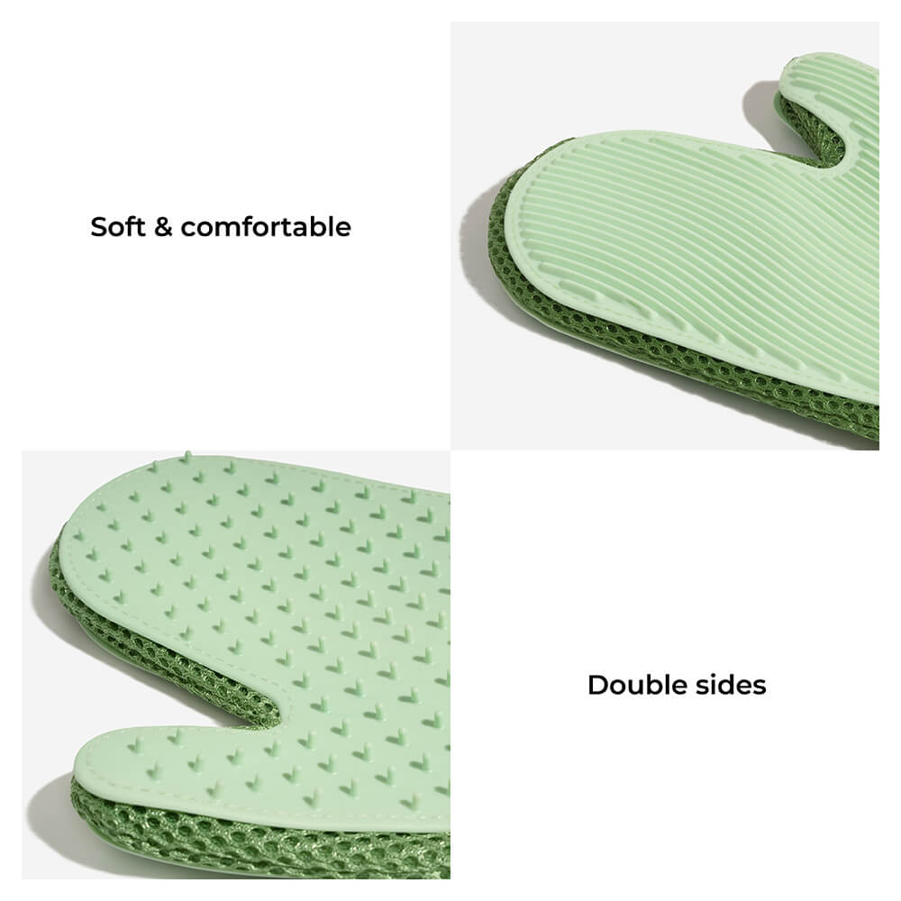 Pet Grooming Glove - Silicone Double Sides Pet Brush – Pet Grooming Supplies (view 6) | Petix pet supplies for dogs and cats