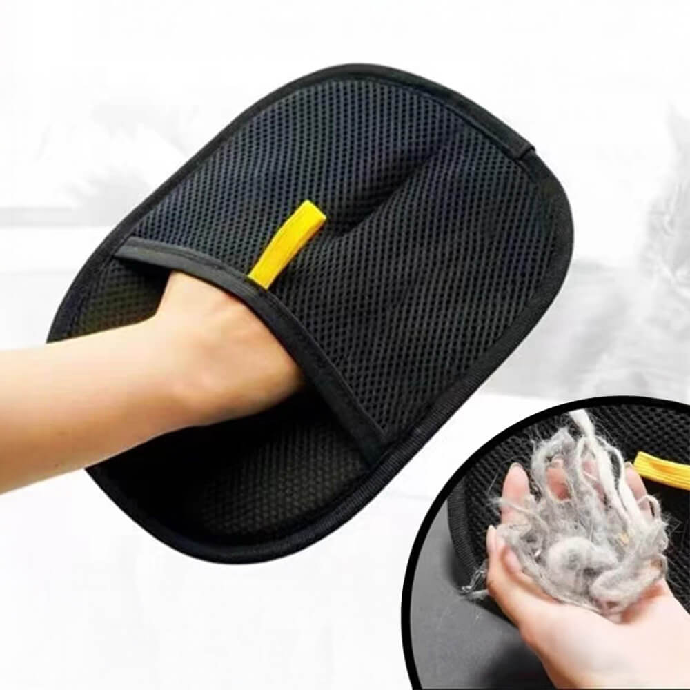 Pet Hair Removal Glove with Dual-Sided Electrostatic Bristle – Pet Grooming Supplies (… | Petix pet supplies for dogs and cats