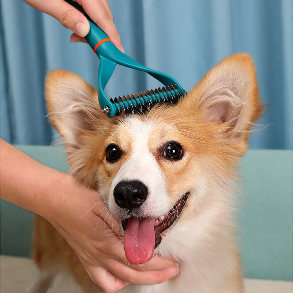 Pet Safe Dematting Comb Rake - Double Sided Blade – Pet Grooming Supplies (view 2) | Petix pet supplies for dogs and cats