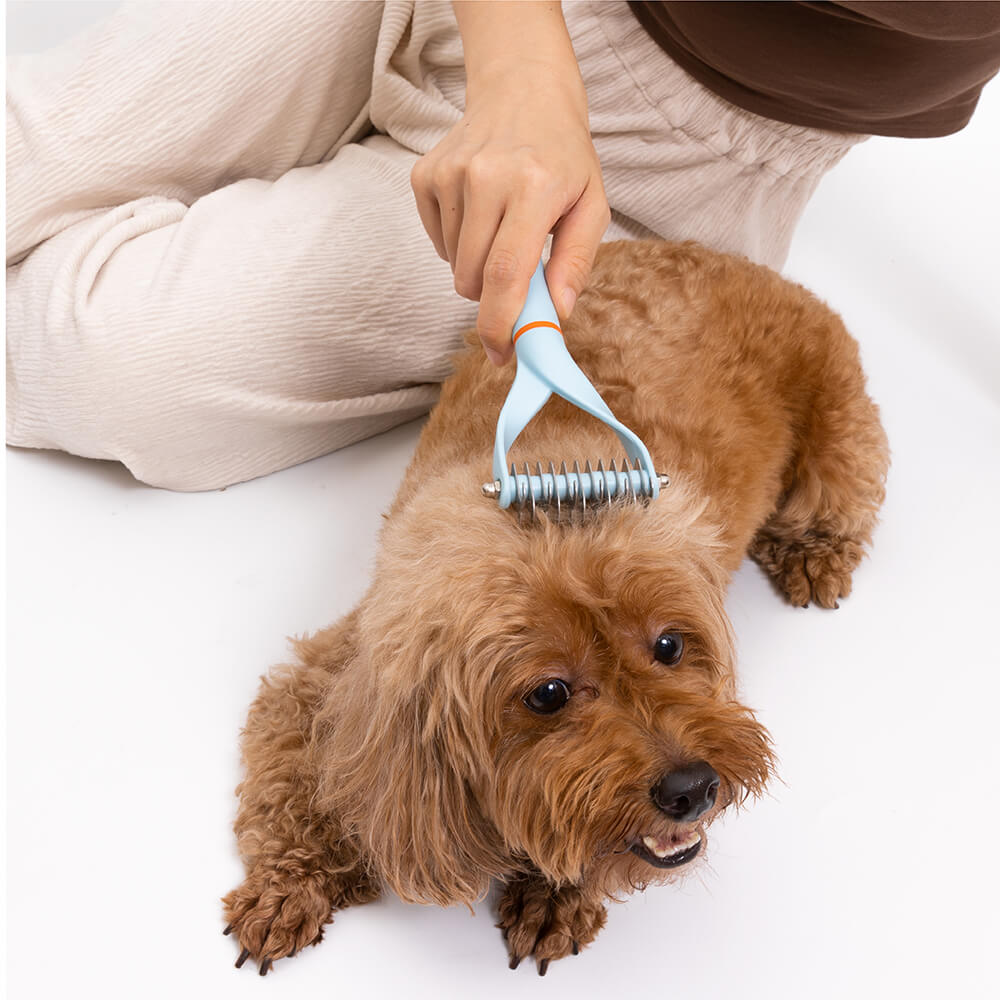 Pet Safe Dematting Comb Rake - Double Sided Blade – Pet Grooming Supplies (view 3) | Petix pet supplies for dogs and cats