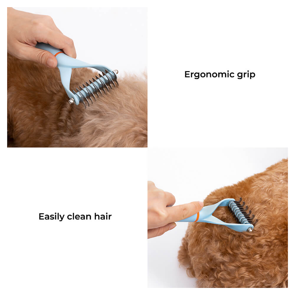 Pet Safe Dematting Comb Rake - Double Sided Blade – Pet Grooming Supplies (view 5) | Petix pet supplies for dogs and cats